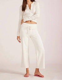 Bobi - Comfort Waist Crop Flare Pant