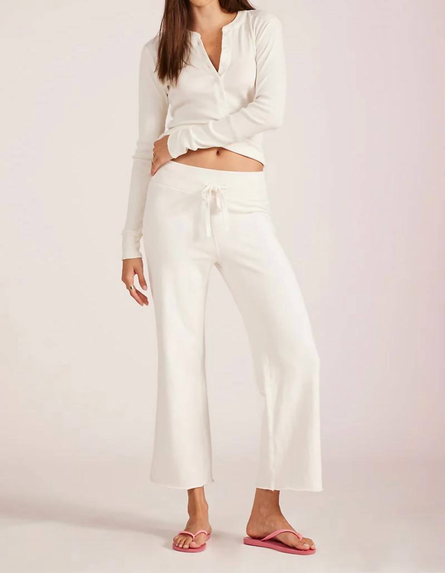 Bobi - Comfort Waist Crop Flare Pant