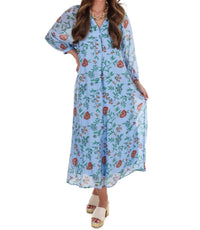 Entro - Handpicked Floral Midi Dress