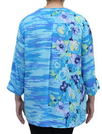 N Touch - Women's Leda Floral Print Top
