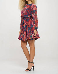 Meet Me In Santorini - Chiffon Long Sleeve Dress