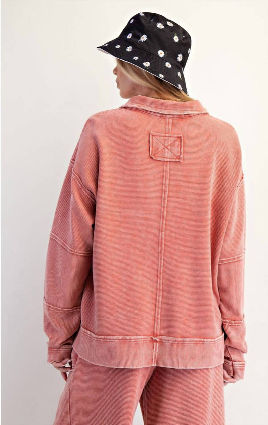 Easel - Boho Long Sleeve Top