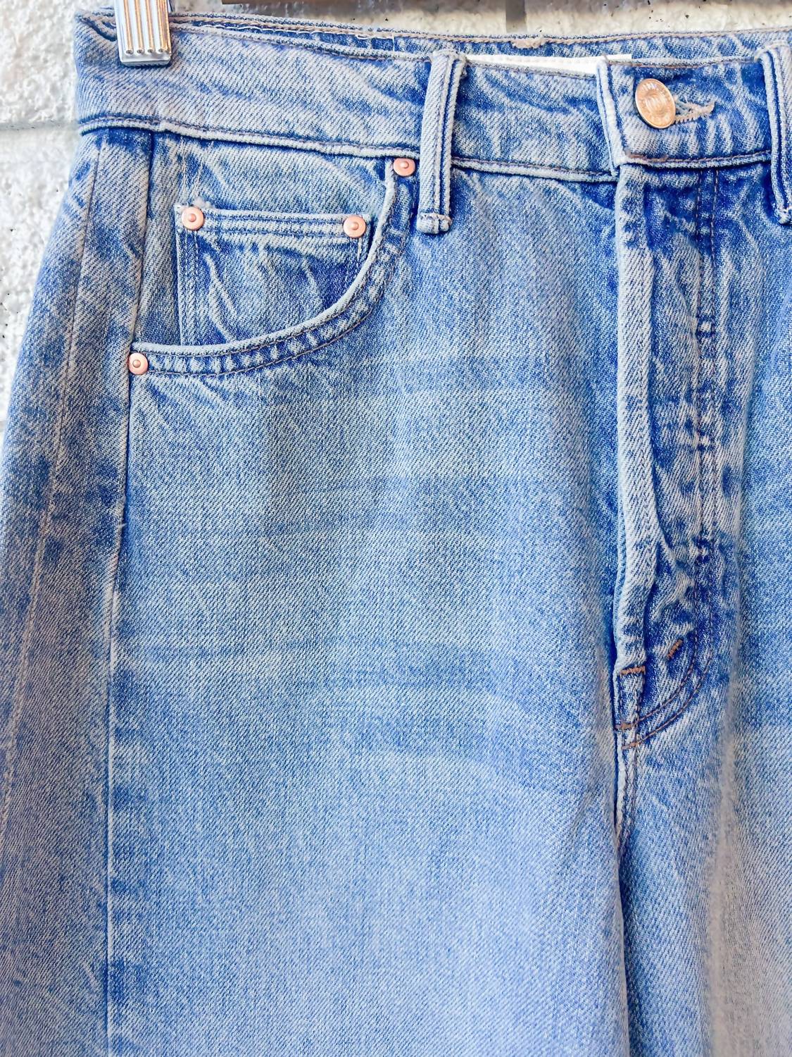 Mother - Pipe-dream Button Sneak Jeans