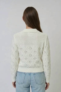 Central Park West - Allie Mixed Stitch Cotton Sweater