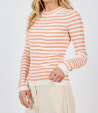 Sadie & Sage - Don't Have Time Striped Long Sleeve Top