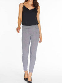 Slimsation By Multiples - Pull On Printed Ankle Pant