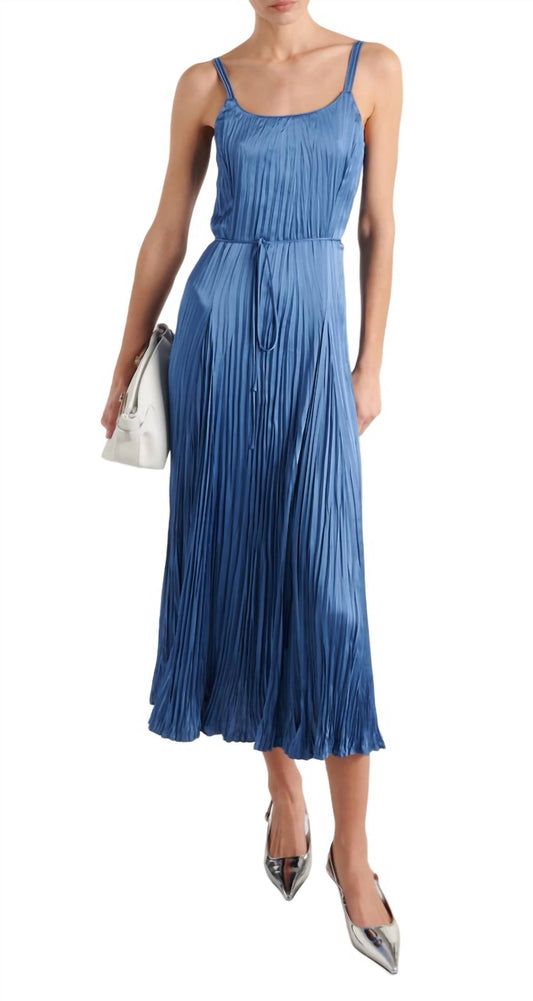 Vince - PLEATED MIDI DRESS