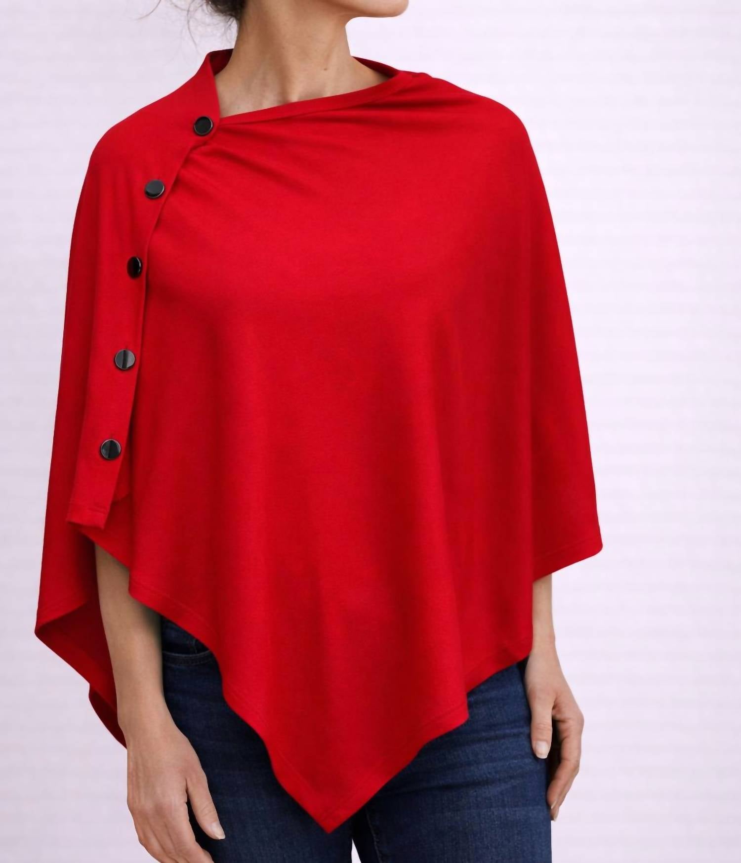 J'Envie/Eli - Luzern Side-button Poncho