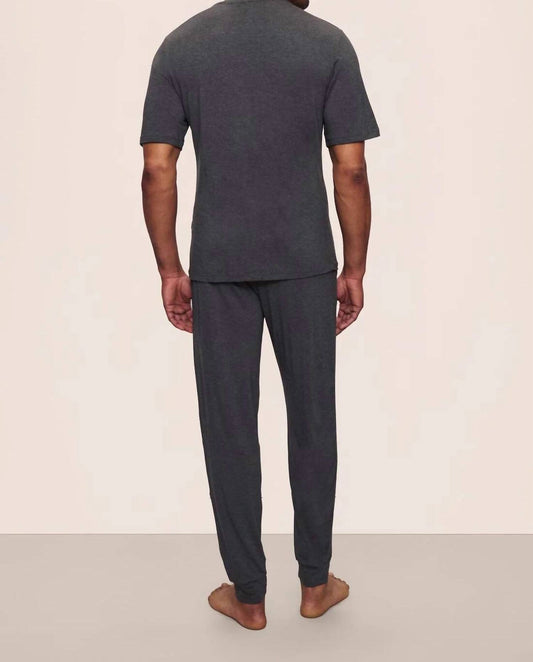 Eberjey - Henry Short Sleeve Long Pajama Set