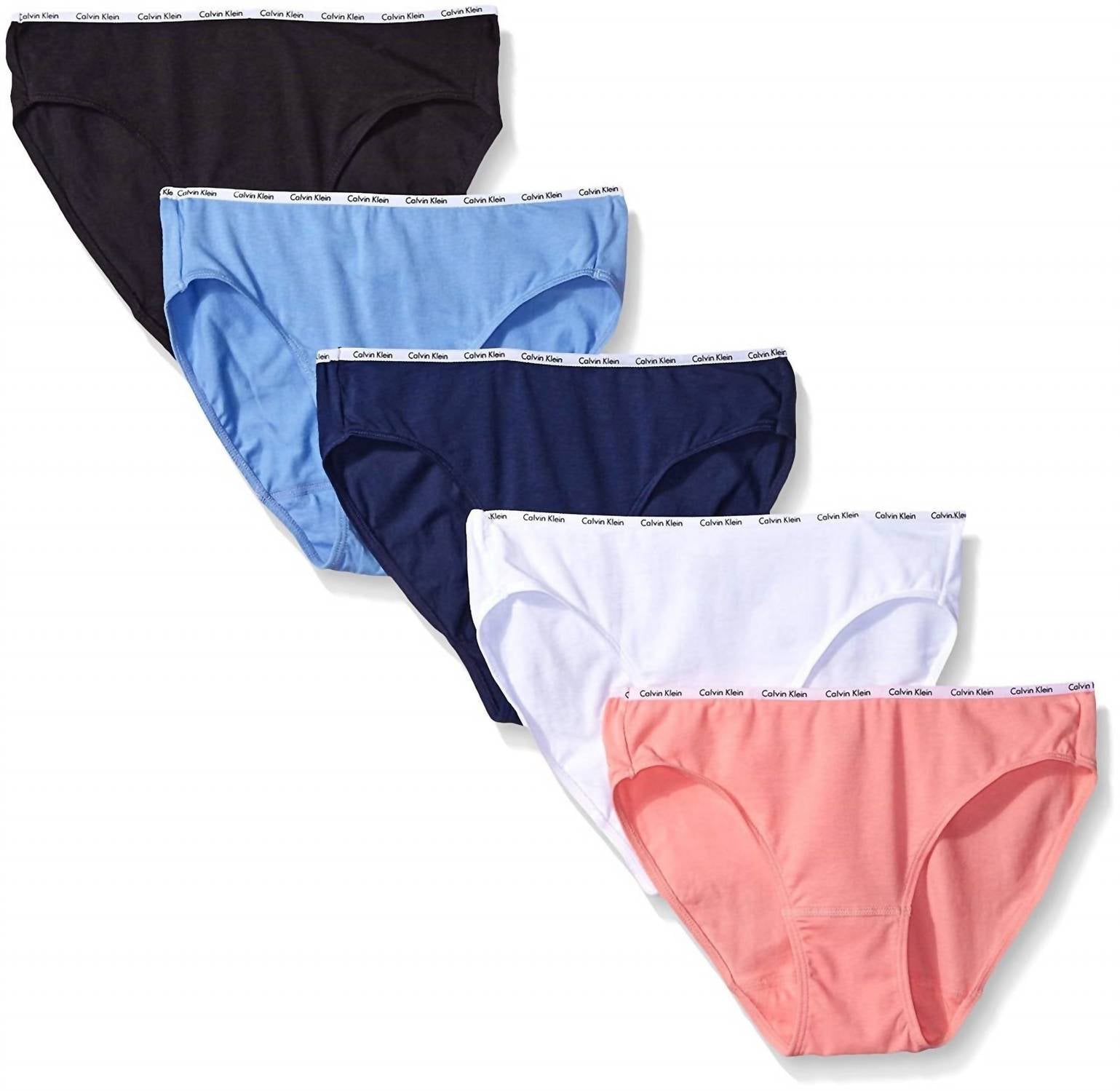 Calvin Klein - Women's 5 Cotton Stretch Logo Bikinis