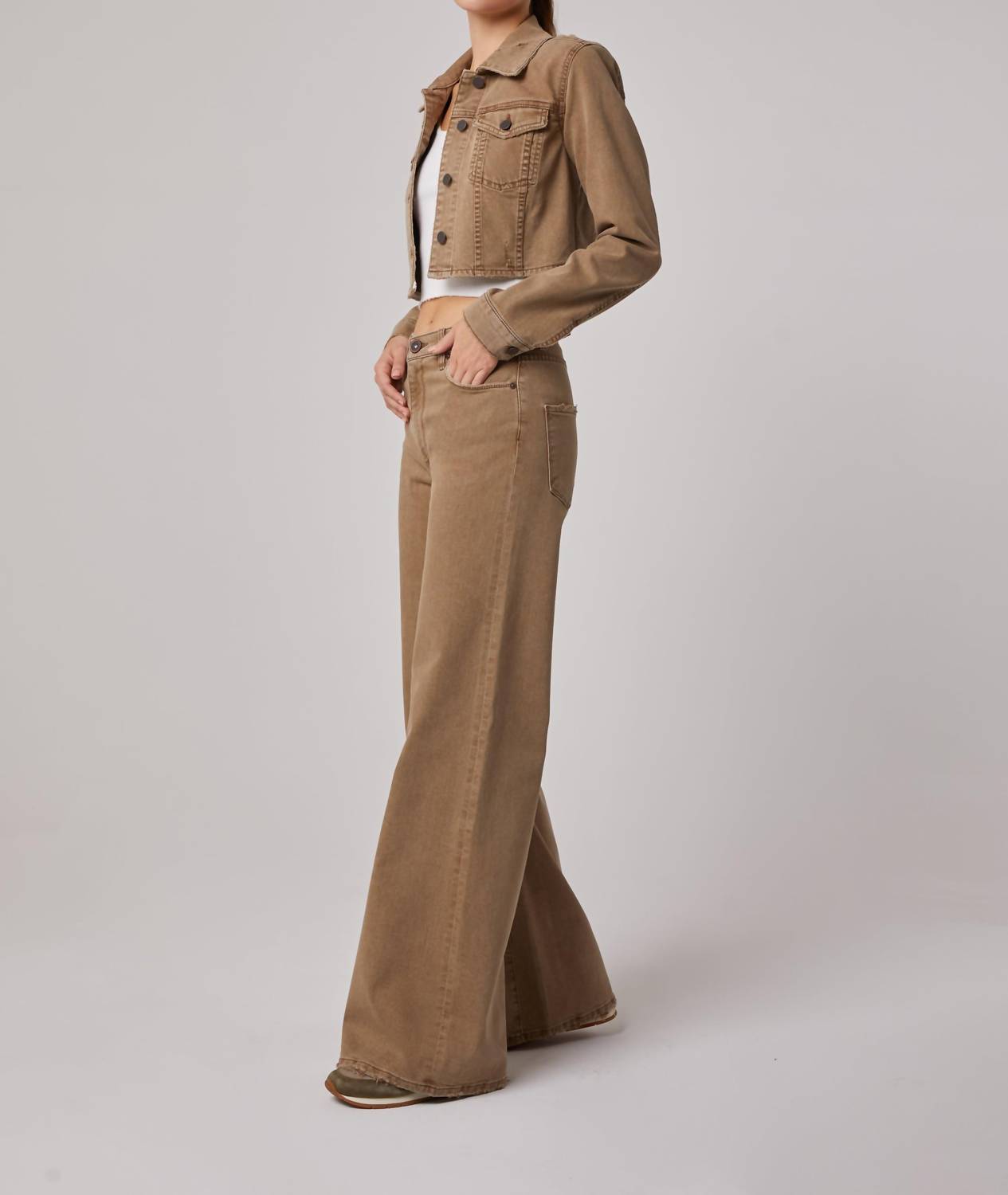 Edyson - Valentino High Rise Wide Leg Jeans