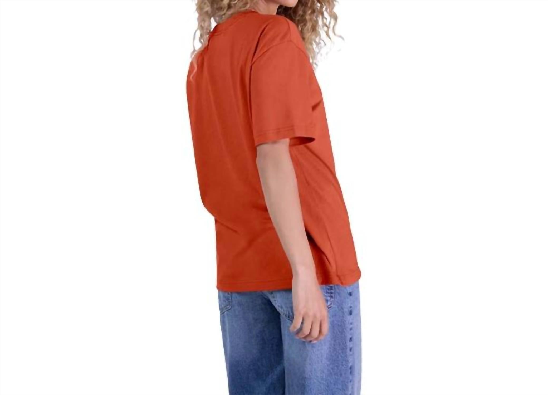 Fox Racing Fox Head Basic Tee in coral - women's t-shirt - detail view