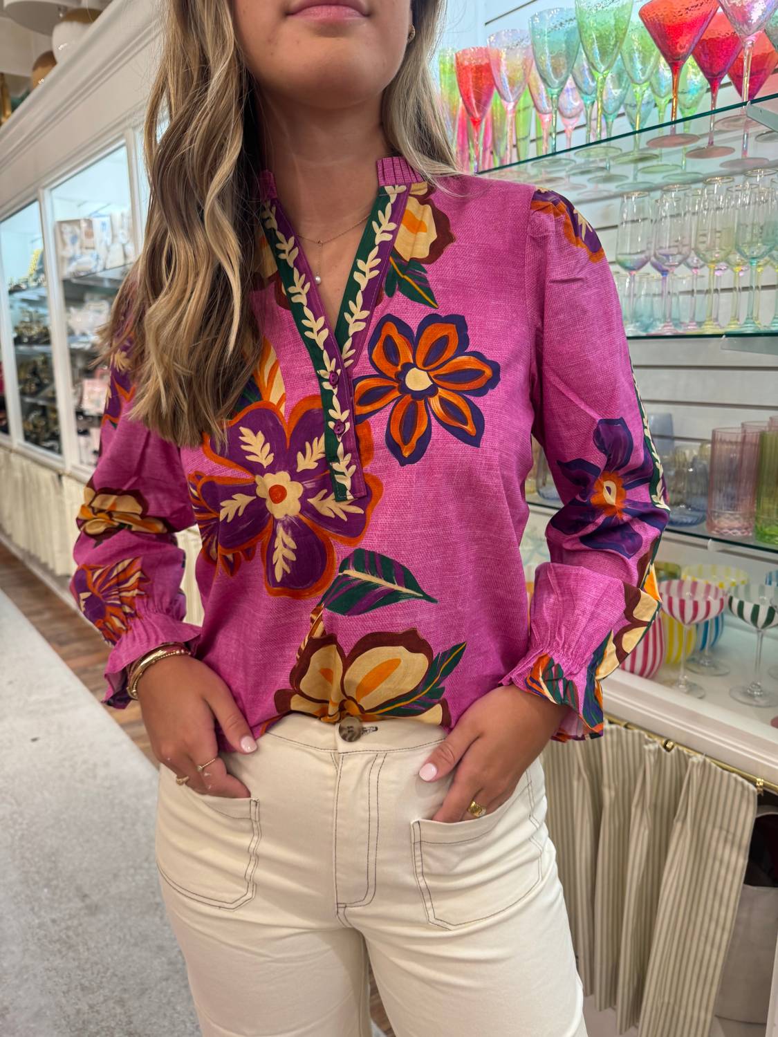 Maude Vivante - Women's Blossoms Ashley Top