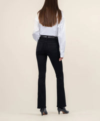 KUT FROM THE KLOTH Natalie High Rise Bootcut Jeans in black - women's jeans - detail view