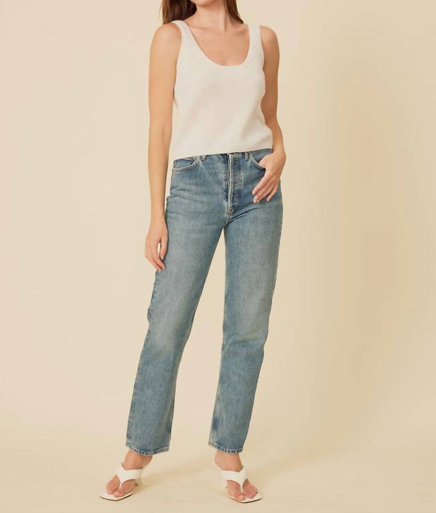 One Grey Day - Talia Cashmere Tank