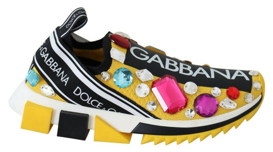 Dolce & Gabbana - Women's Crystals Sneakers Shoes