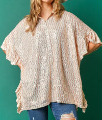 Fantastic Fawn - Pop the Bubbly Sequin Tunic