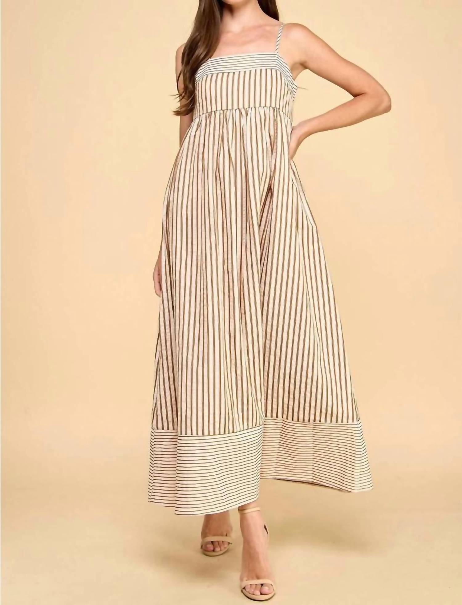 Tcec - Emerson Stripped Dress