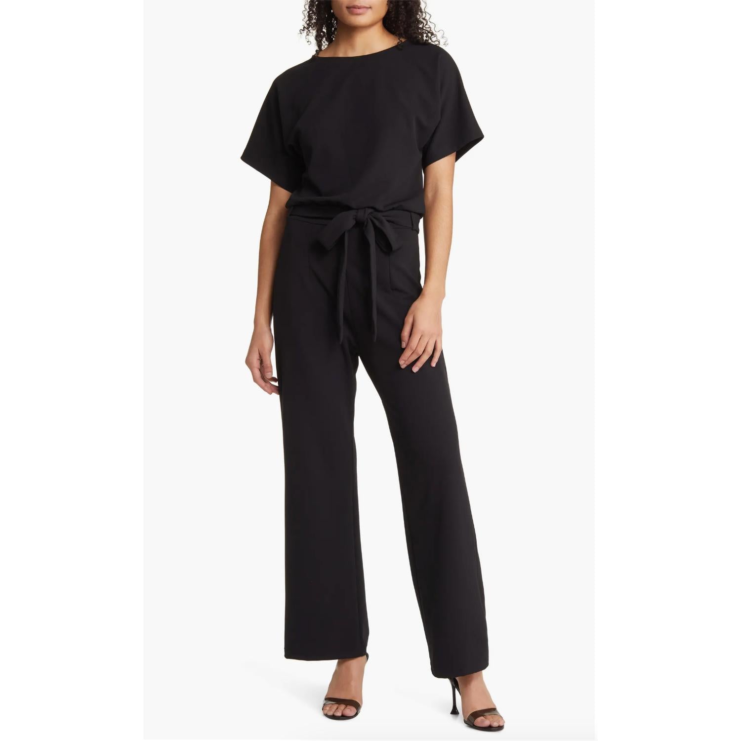 Nikki Lund - Alexandra Tie Waist Jumpsuit
