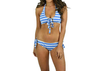 Milly - Stripe Grommet Santorini Bikini Top