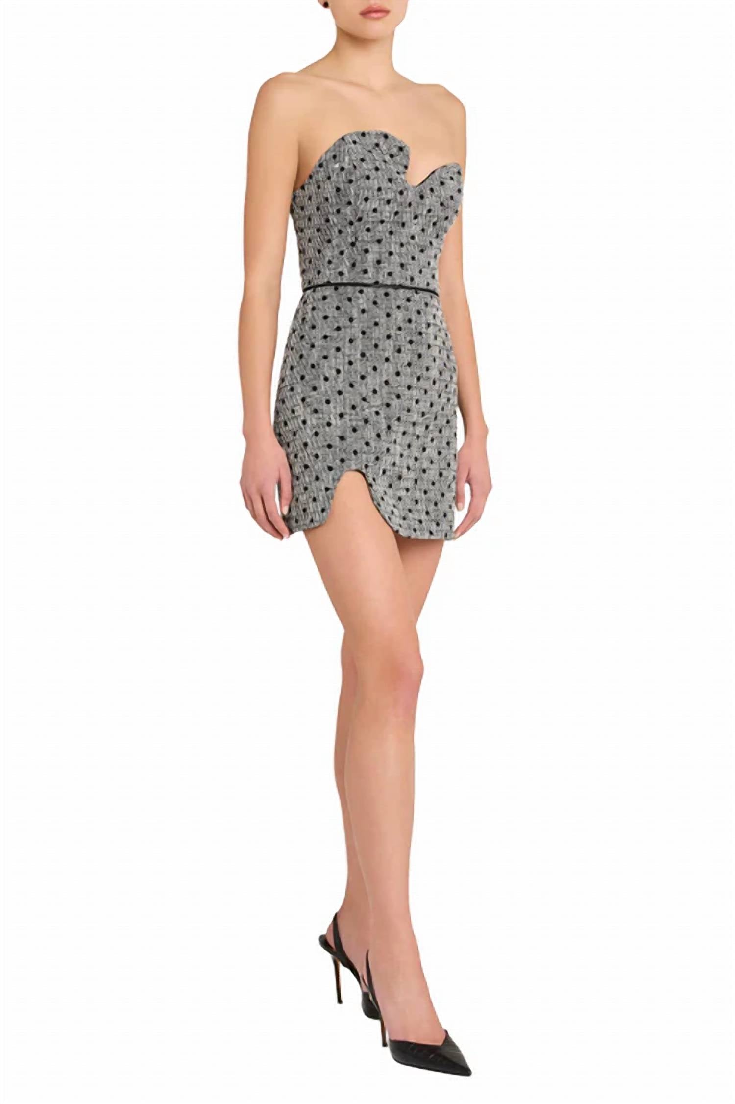 Amanda Uprichard - Puzzle Strapless Dress