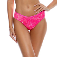 Luli Fama - Chasing Stars Sequins Full Ruched Back Bottom