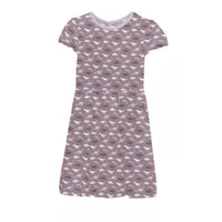 Kickee - Girl's Flutter Sleeve Twirl Dress