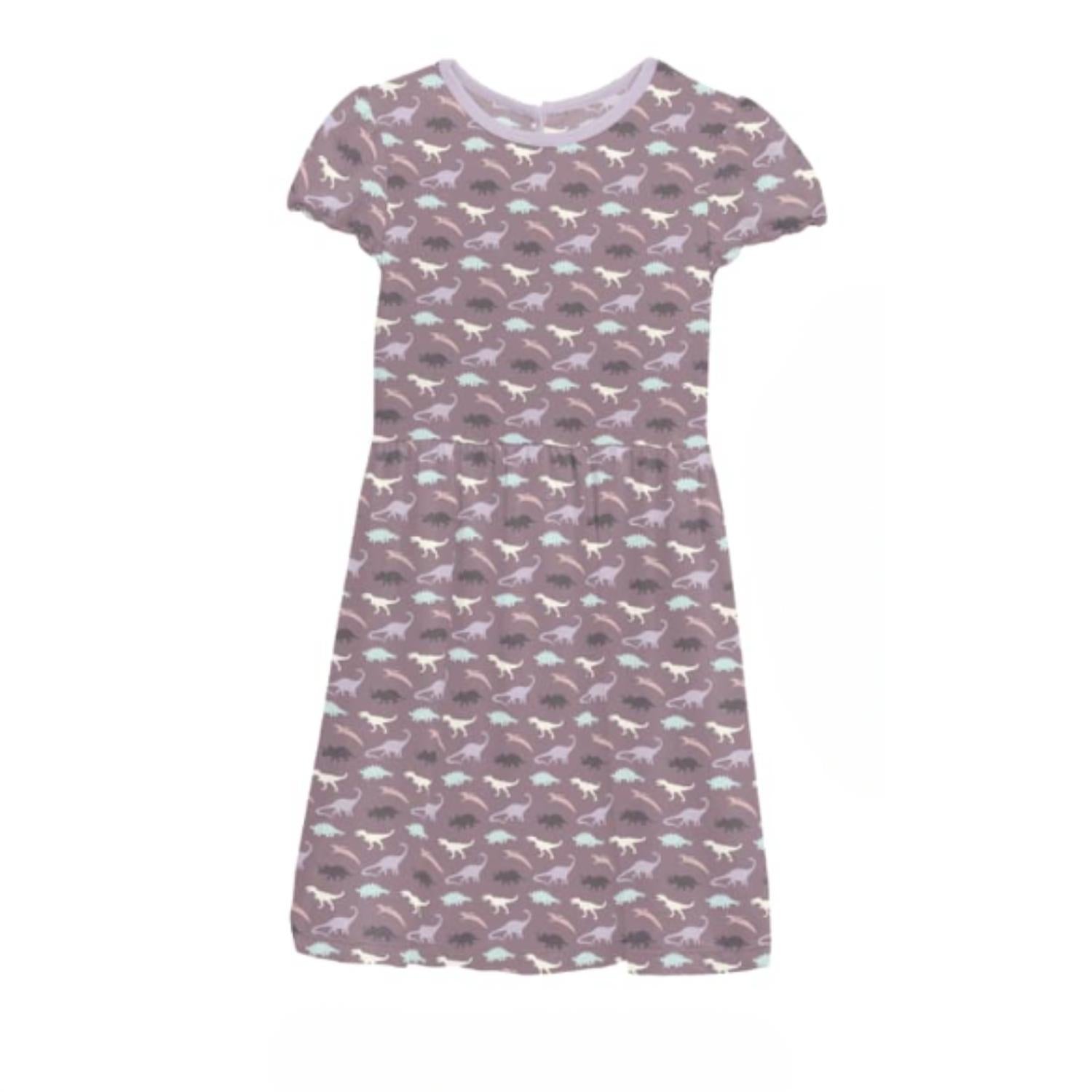Kickee - Girl's Flutter Sleeve Twirl Dress