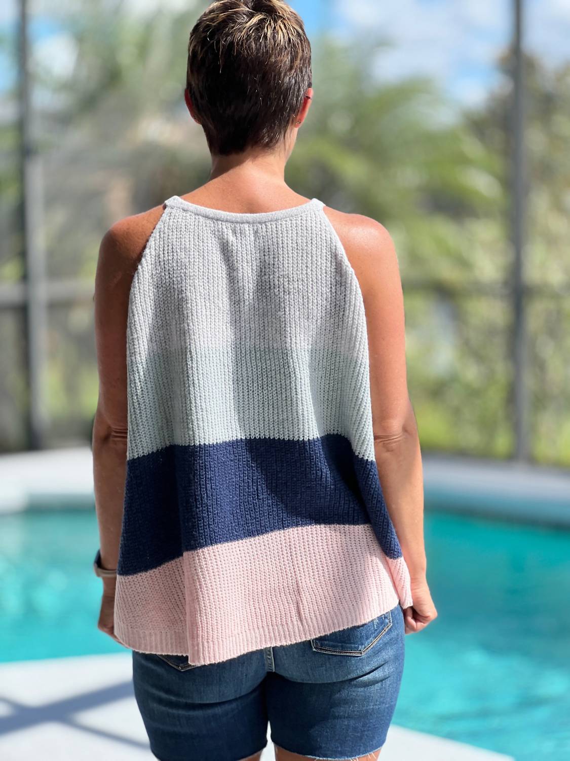 Coco + Carmen - Shelvy Striped Sweater Tank