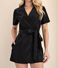 GLAM Boss Mode Romper in black - women's pants