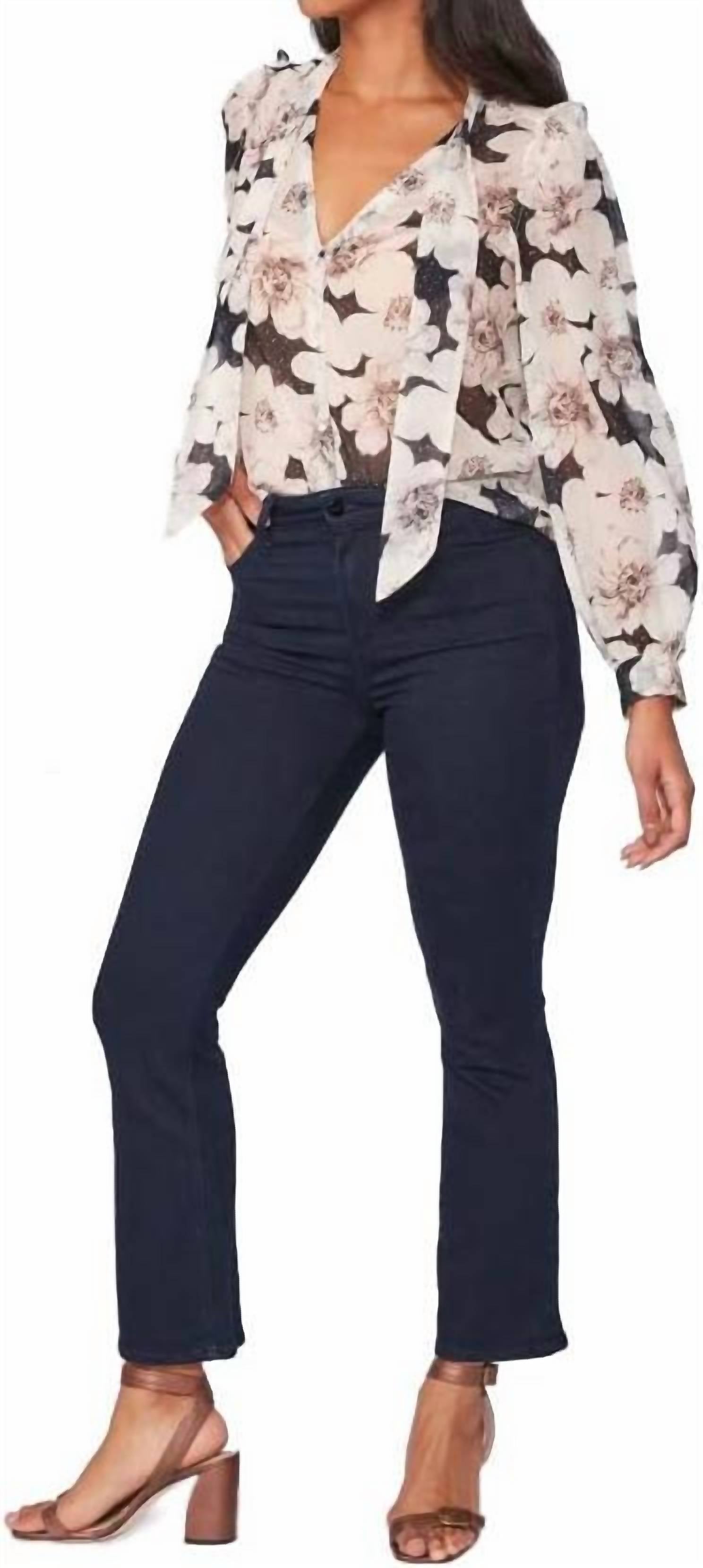 Paige - Claudine High Rise Ankle Flare Jeans