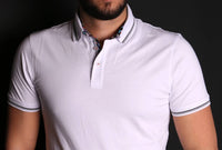 Eight X - Slim Fit Polo With Colorful Trim In Collar