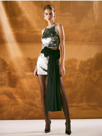 Patbo - Women's Moonlight Sequin Mini Skirt