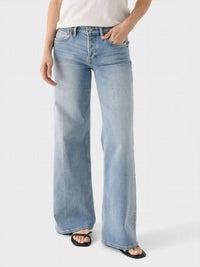 Re/Done - Mid Rise Wide Leg Jeans