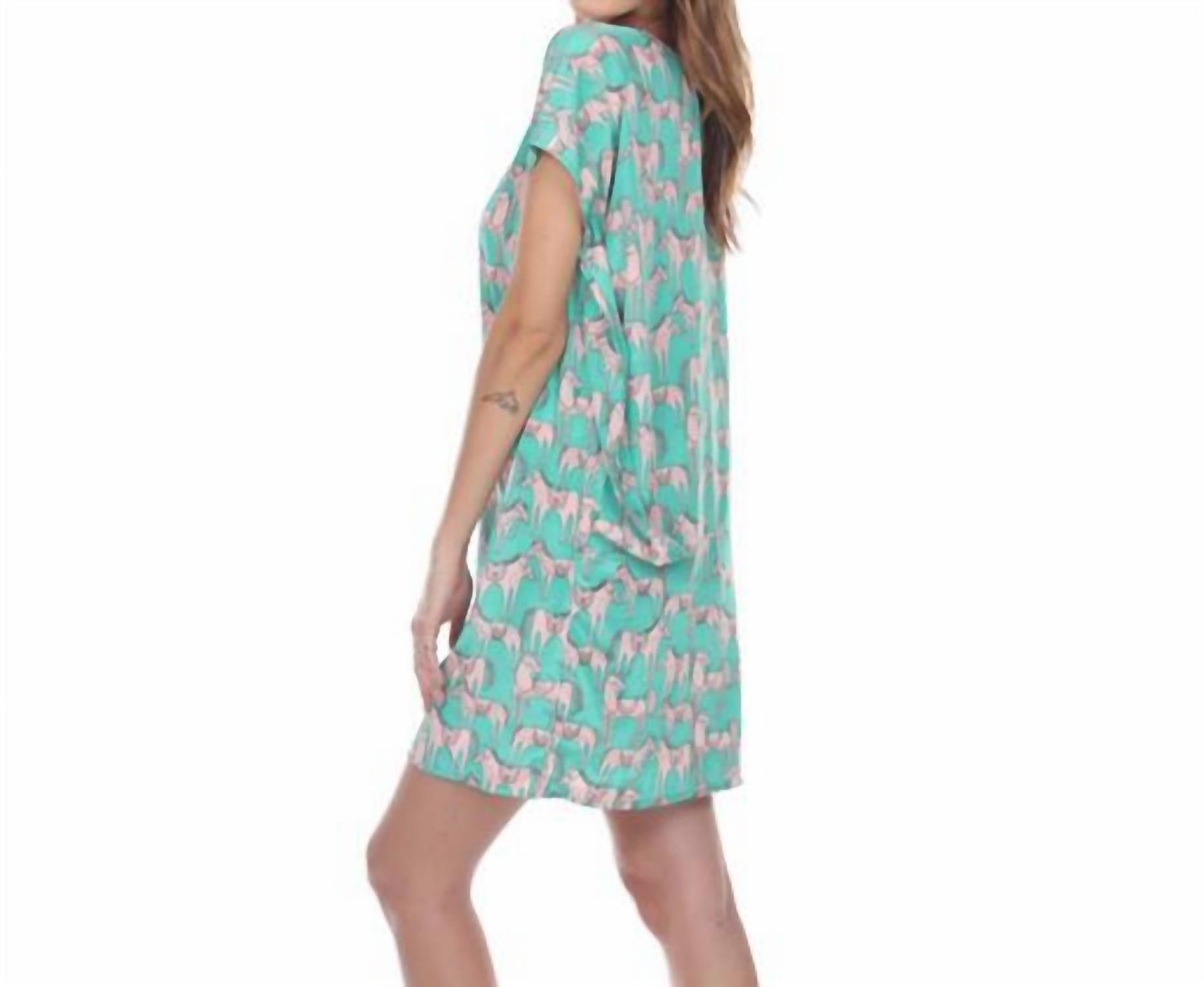 Zero Degree Celsius - Printed Mini Dress