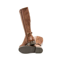 COLE HAAN Women's Parker Grand Stretch Knee High Boot in cherry mahogany - women's shoe - view 7