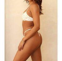 Dippin' Daisy's Fiji Super Cheeky Bikini Bottom in underwater - women's swimwear - alternate view