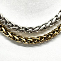 Yochi - Women's Thick Wheat Chain Necklace