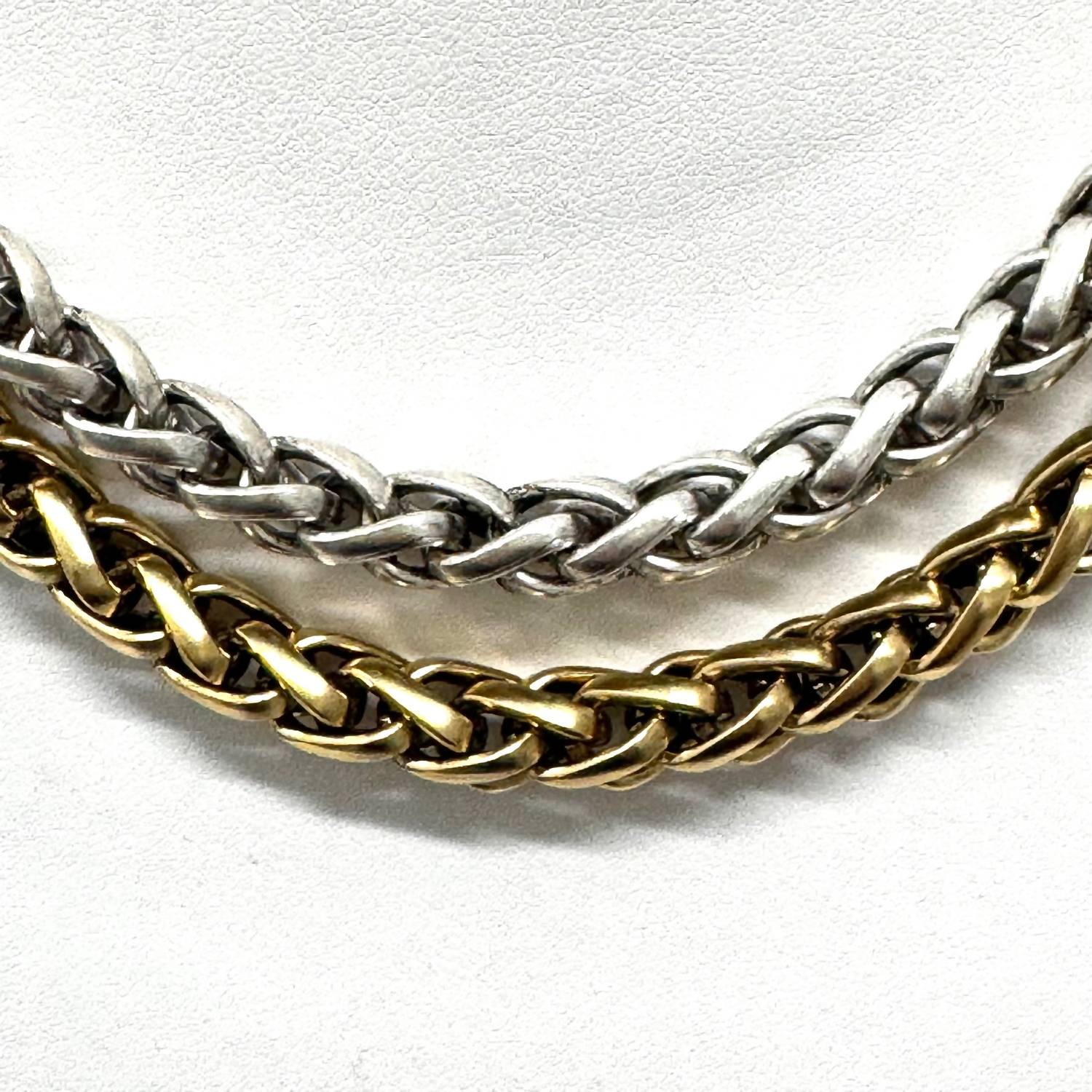 Yochi - Women's Thick Wheat Chain Necklace