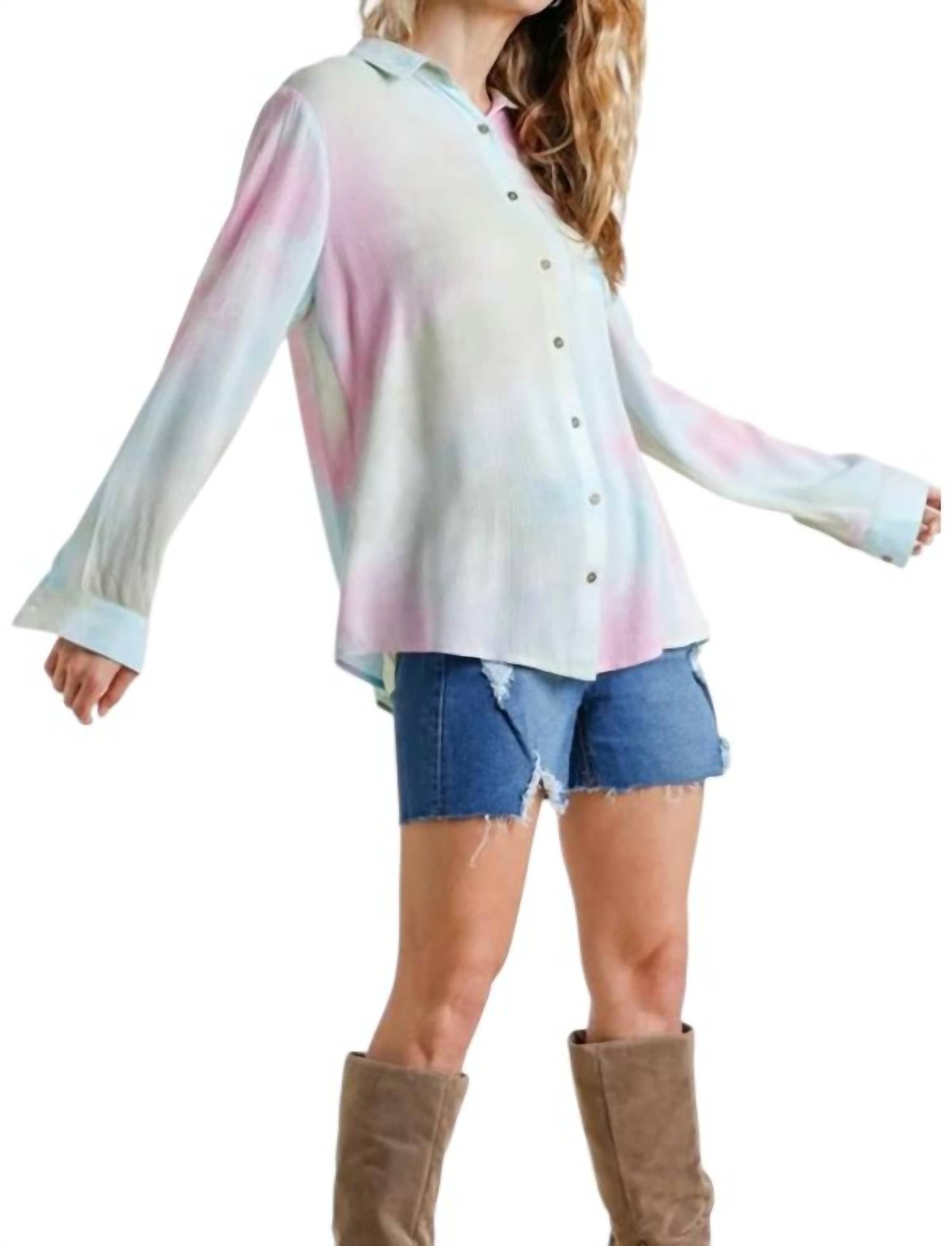 Umgee - Hidden Gem Tie Dye Blouse