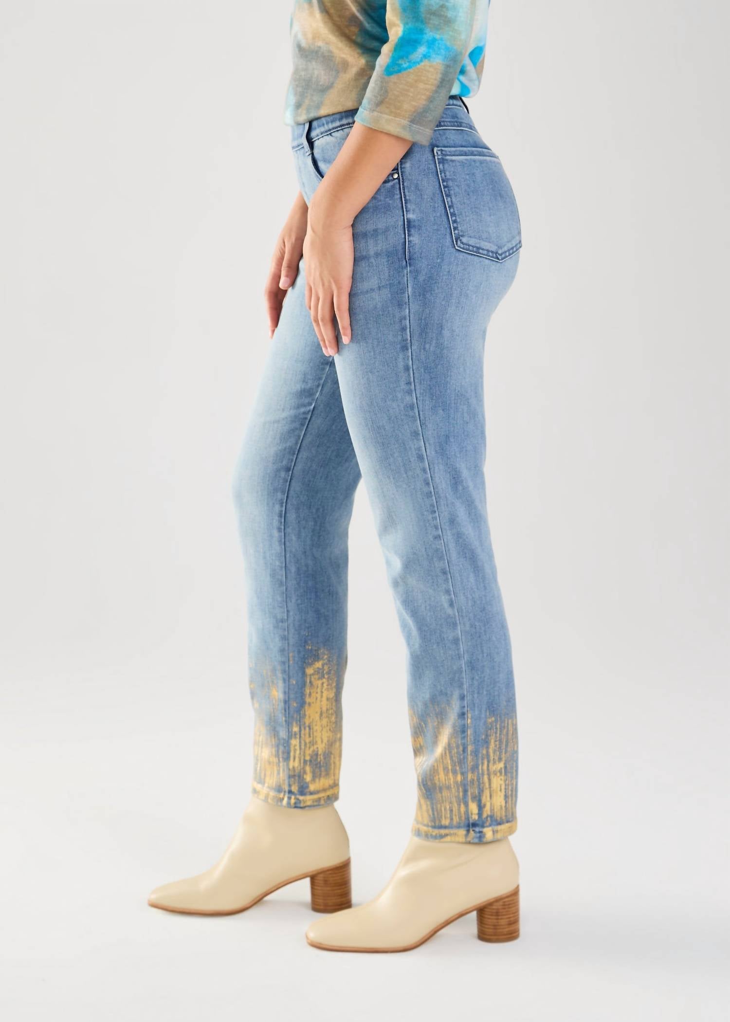 Fdj - Pull-On Pencil Ankle Denim