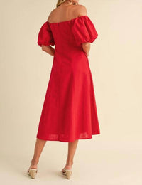 Klesis - True Love's Kiss Off Shoulder Dress