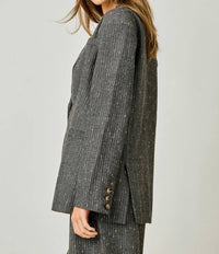 Mystree - Sparklet Pinstripe Blazer