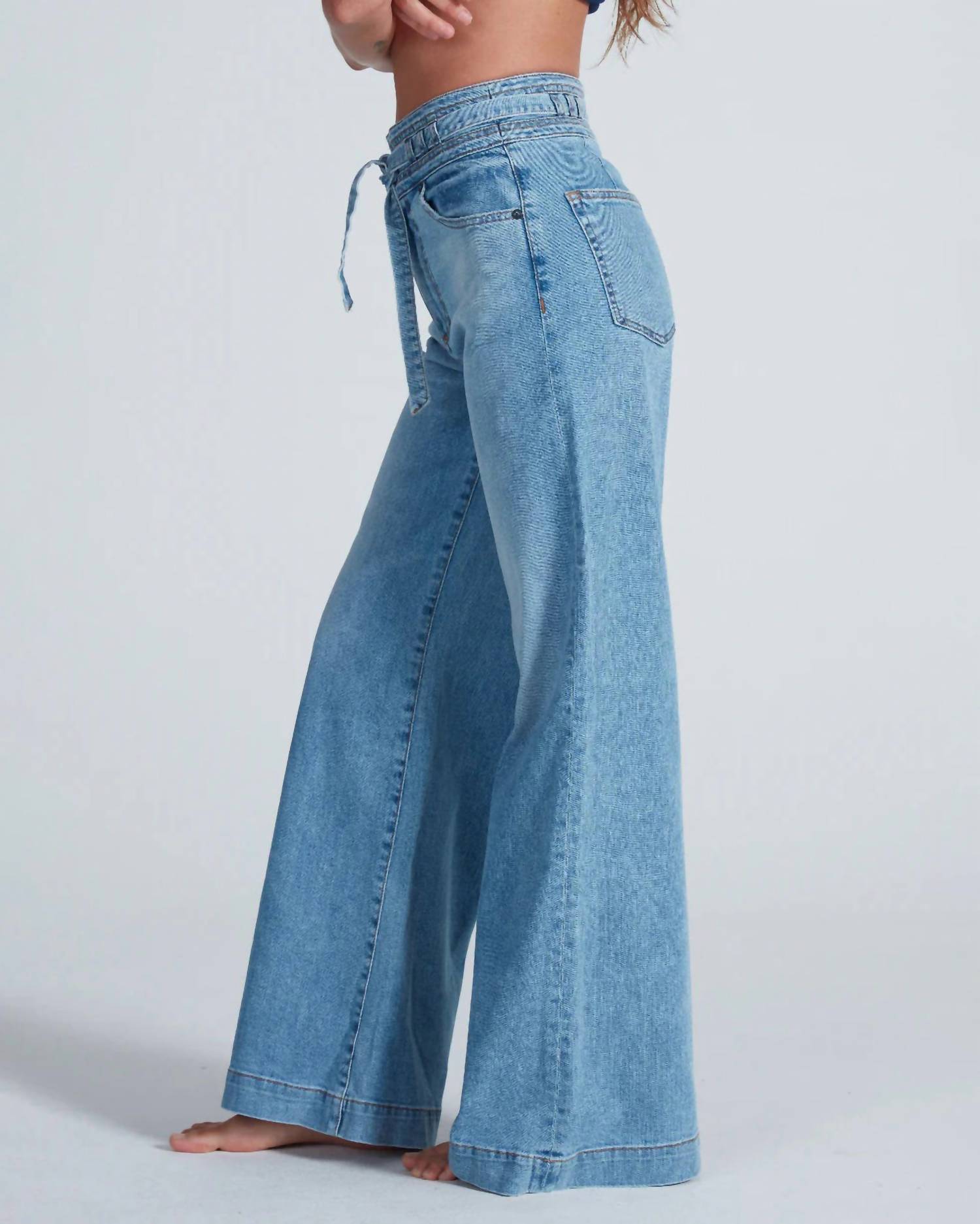 Askk Ny - Rio High Rise Wide Leg Jean