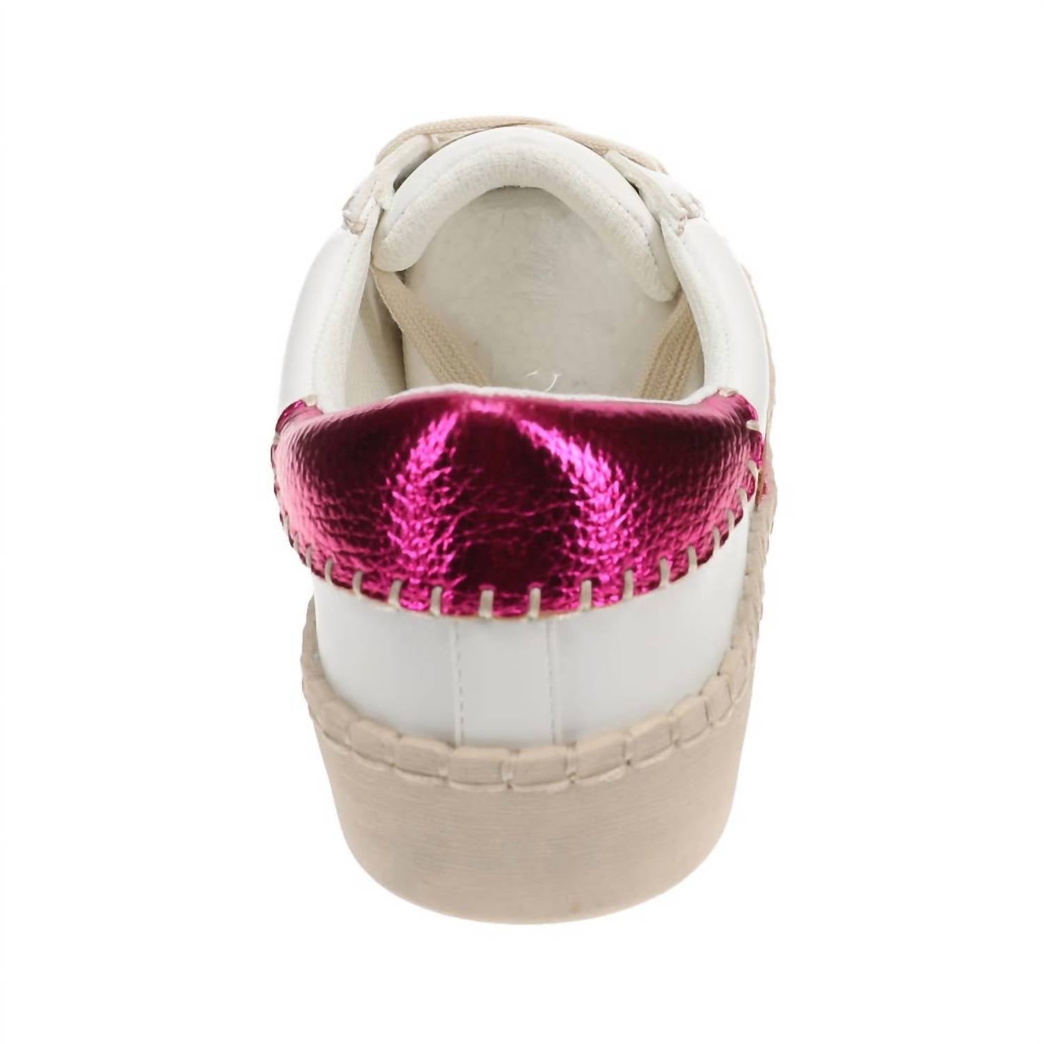 Corkys Footwear Women's Friend Zone Sneaker in white pink - women's sneaker - view 7