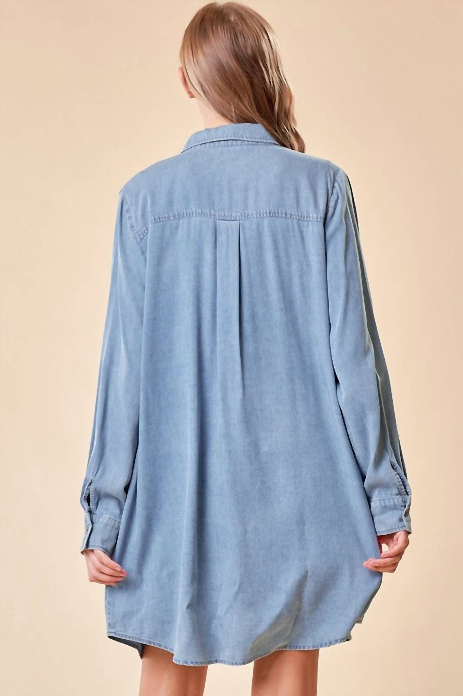 Doe And Rae - Midi Length Shirt Dress