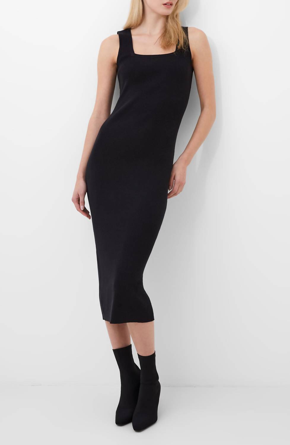 French Connection - Mozza Sleeveless Midi Sweater Dress