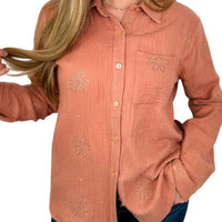 Hem & Thread - Cotton Long Sleeve Button Up Shirt