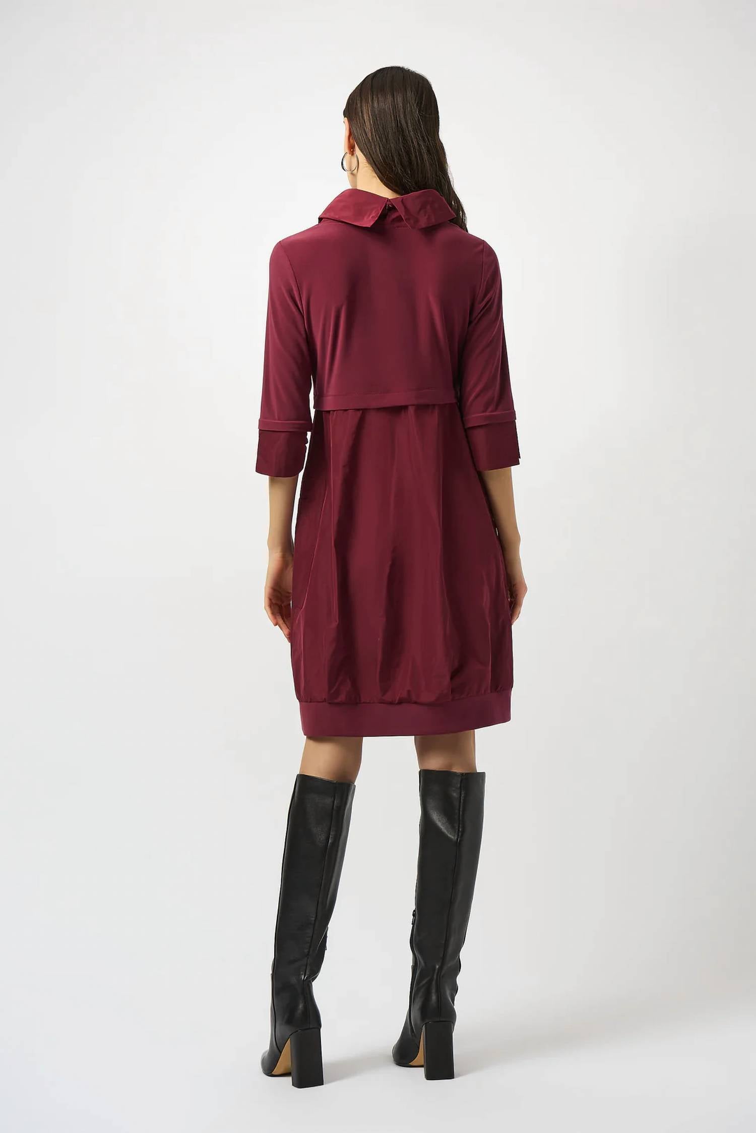 Joseph Ribkoff - Cowl Neck Tiered Dress