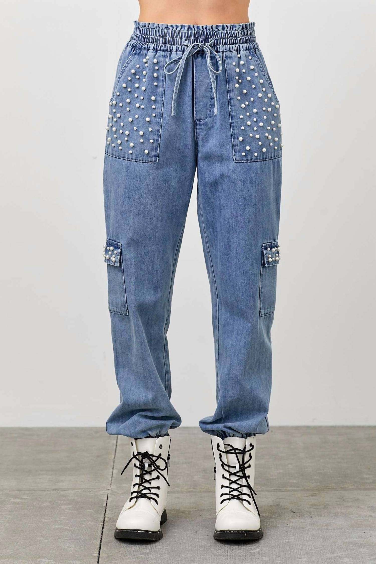 Mainstrip - Women's Denim Glam Jogger